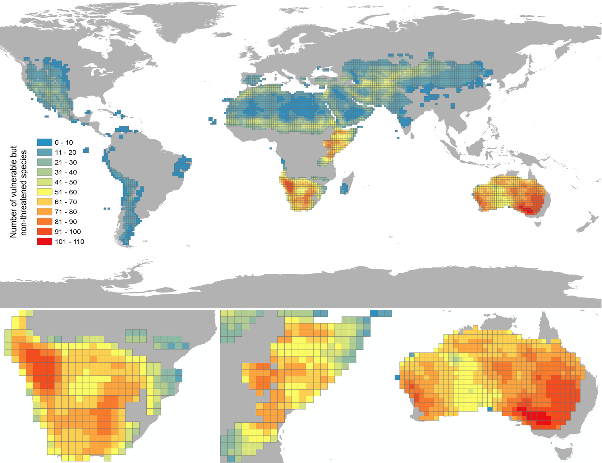 干旱区鸟类高温热浪高脆弱性热点