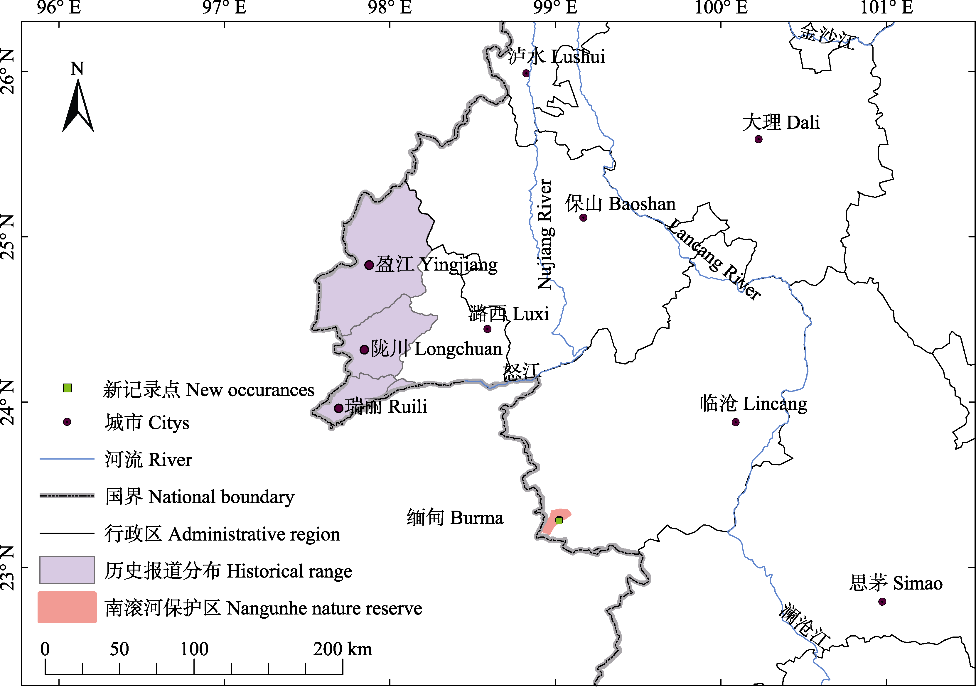 伊江巨蜥分布图